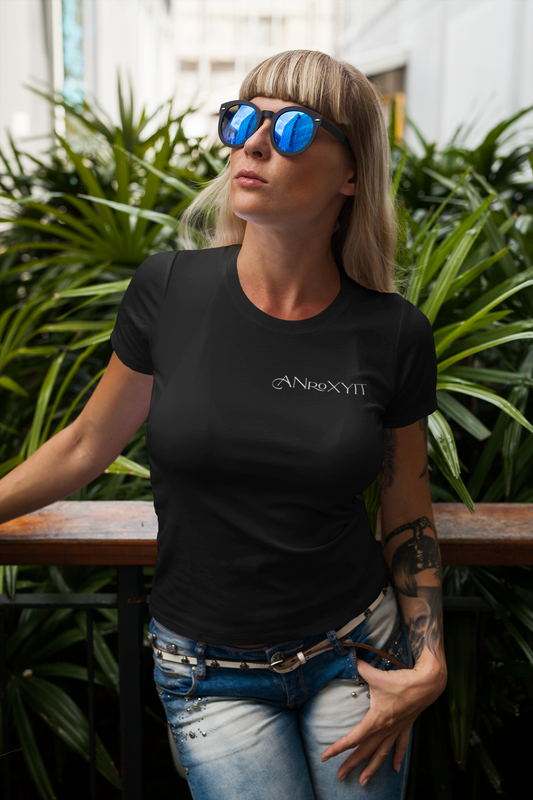 Basic Shirt Damen Schwarz